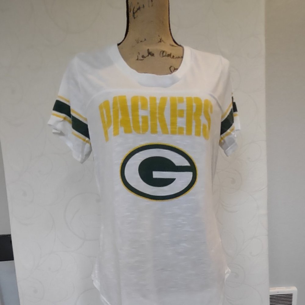 Green Bay Packers Women's T-shirt White Large